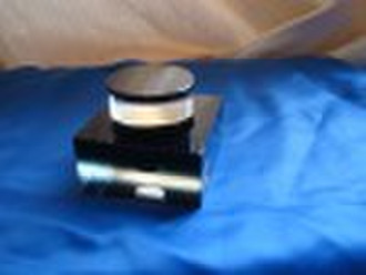 black crystal perfume bottle