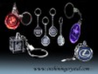 LED crystal keychain