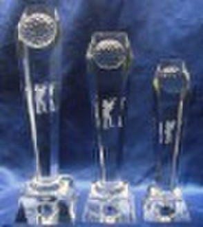 Crystal trophy