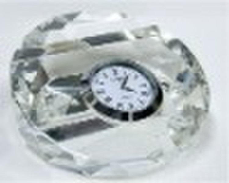 elegant crystal clock
