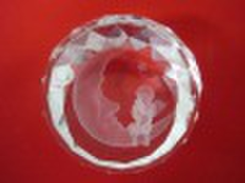 Artistic  crystal paperweight  -office stationery