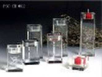 crystal candle holder