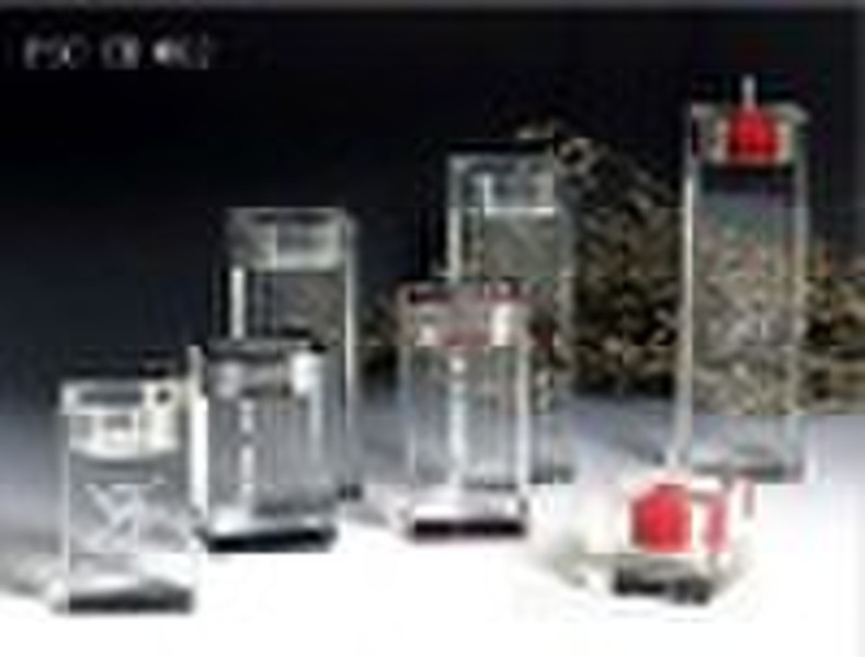 crystal candle holder