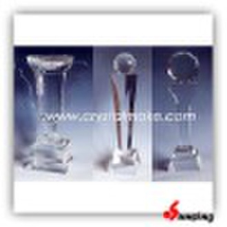 crystal award trophy/crystal souvenir/crystal figu