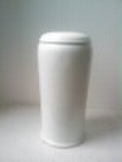 White wood urn