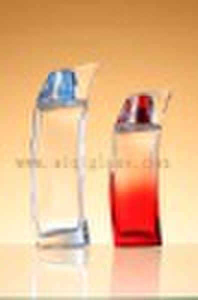 PB097 series glass bottle with cap and sprayer