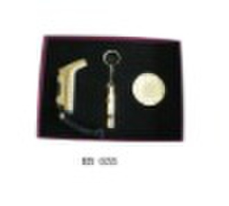 cigar gift set of cigar lighter,cigar cutter and p