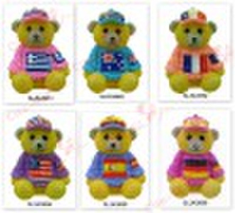 Resin Bear Set Fridge Magnet