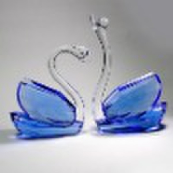 Kristall Swan Couple Figurine