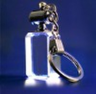 LED crystal keychain