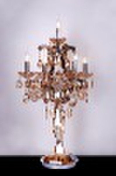 crystal table lamp, reading lamp