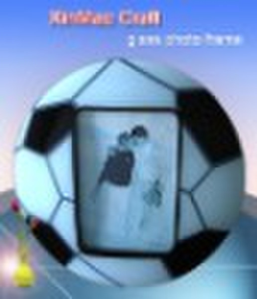 promotional sport gift of soccer photo frame