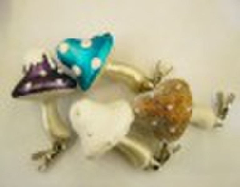 9351  hand work mushroom  christmas  decoraton
