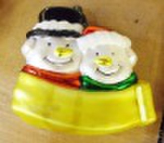 hand painted christmas decoration