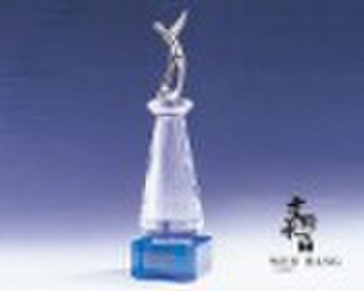 Crystal trophy