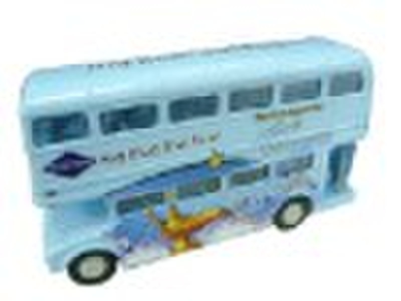 1:72 Die cast double-decker bus model