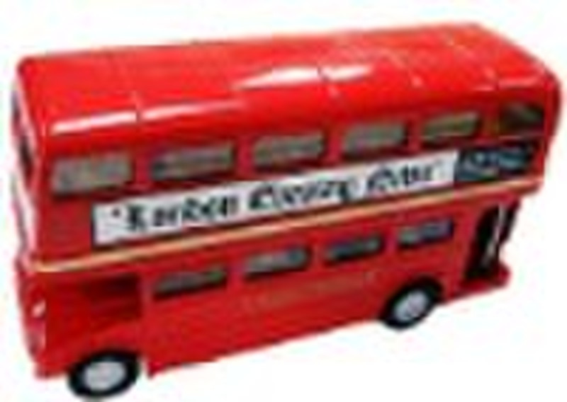 1:72 Die cast double-decked bus model