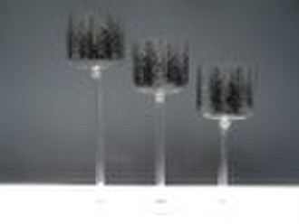 glass candle holder