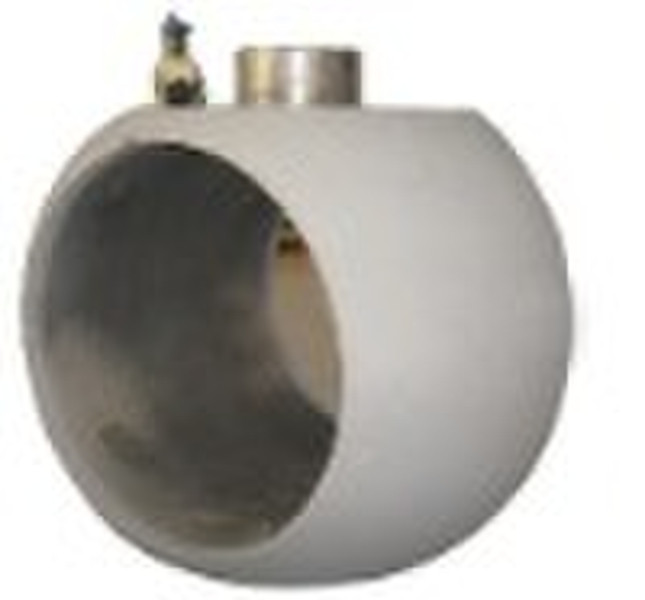 Fixed Alloy valve ball with direct way