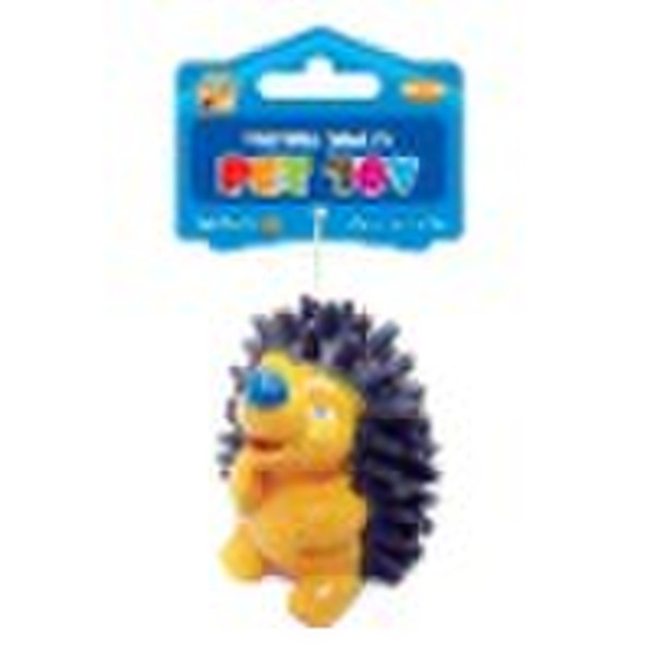 Squeaky Vinyl Hedgehog Dog Toy