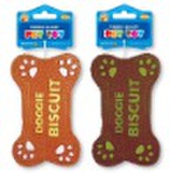 Squeaky Vinyl Doggie Biscuit Toy