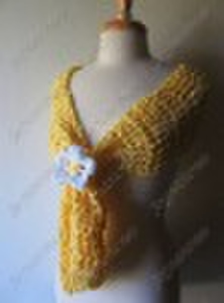 Hand crochet scarf