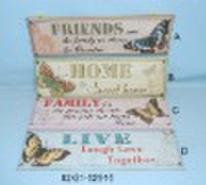 butterfly wooden plaque