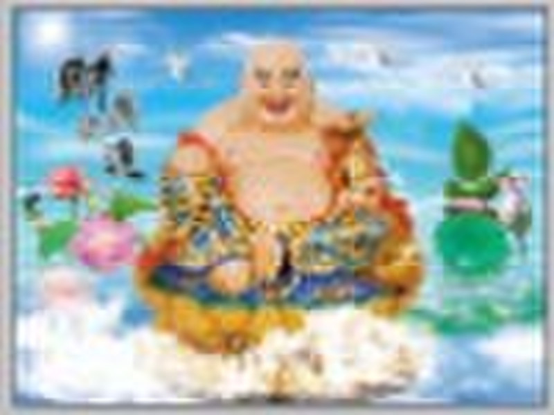 Buddhismus 3D-Bild