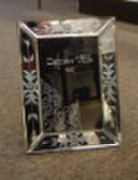 Glass photo frame