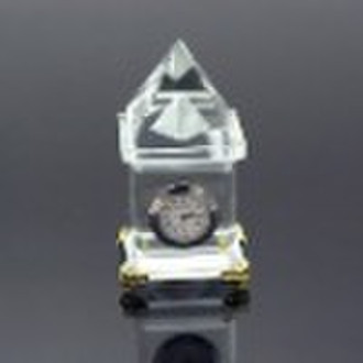 fashion crystal clock