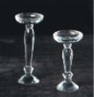 Crystal candle holder