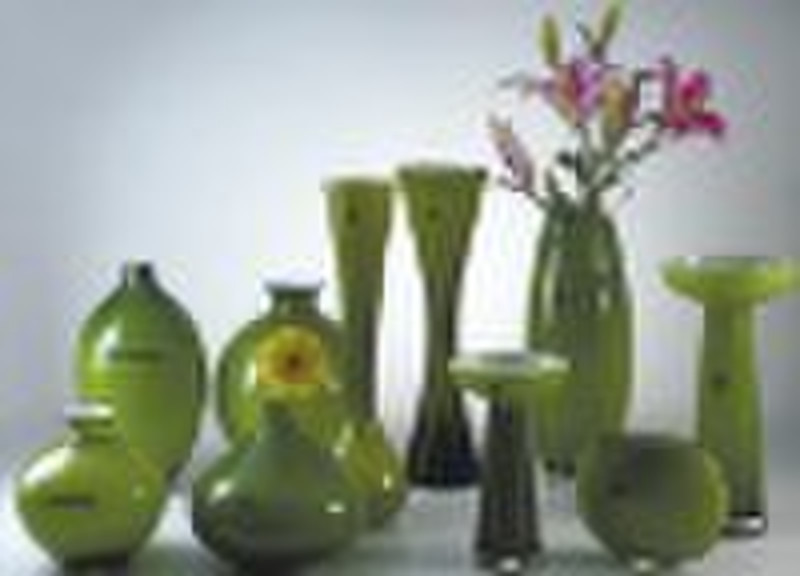 color glass vase