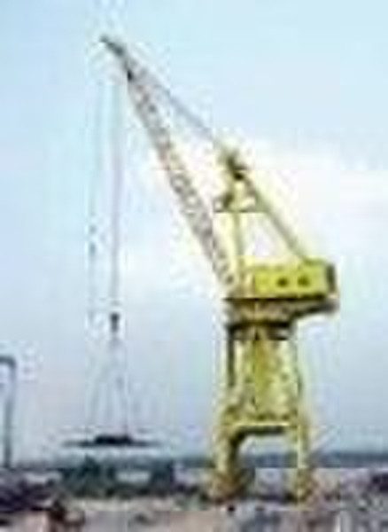 Portal crane of shipbuilding