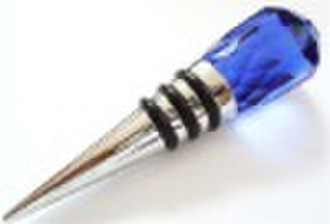 Crystal wine stopper