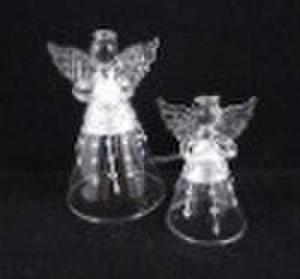 Glass christmas decoration glass angel