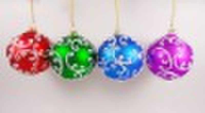 Glass christmas tree ball