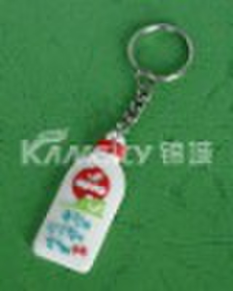 bottle shape keychain
