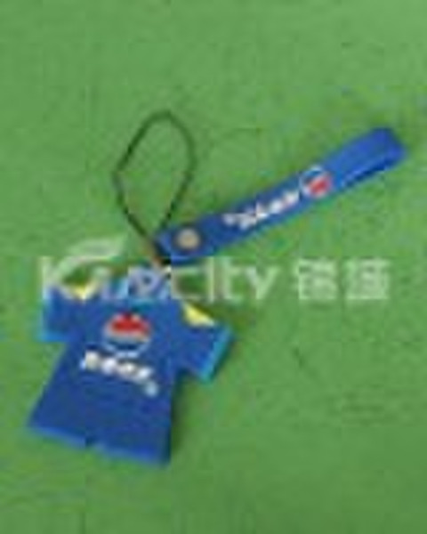 fashion pvc phone charm