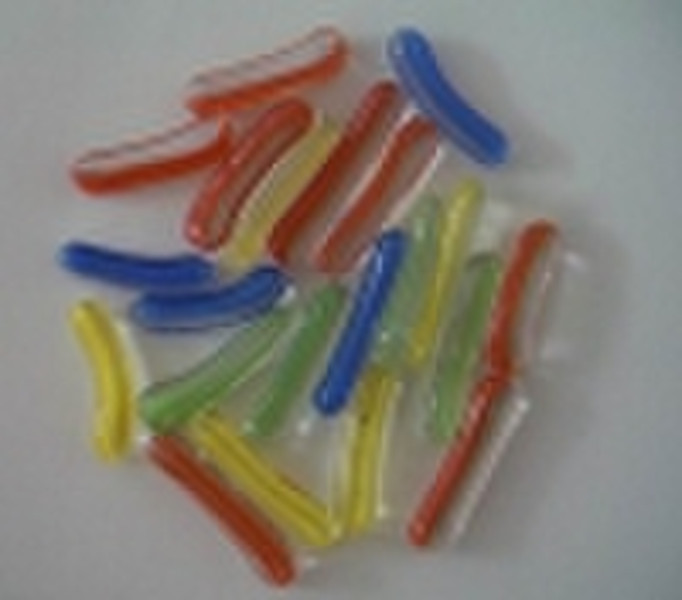 Glass squiggles - glass bead