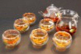 Borosilicate Glass Tea Set 01 (glass craft  cups)