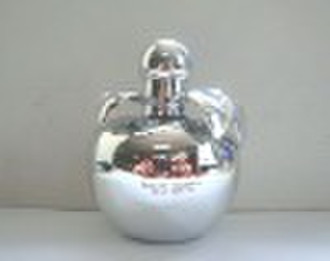 glass perfume bottle with cap and sprayer