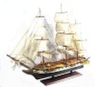 wooden ship model