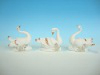 Porcelain souvenir -- swan