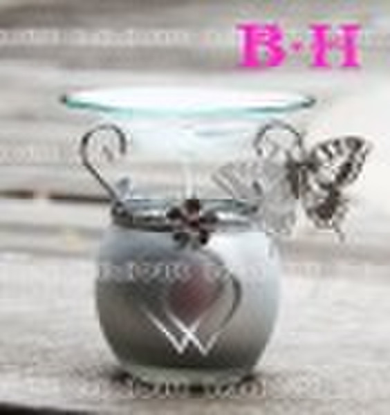 10BH5037 38  39 glass candle holder