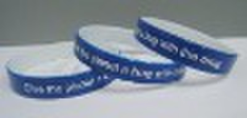 Silicone Bracelet With Segmented Colours