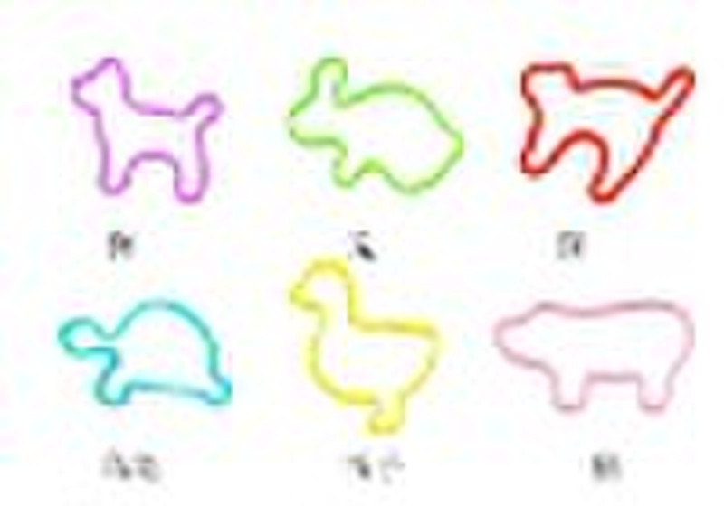 lovely animal silly bands