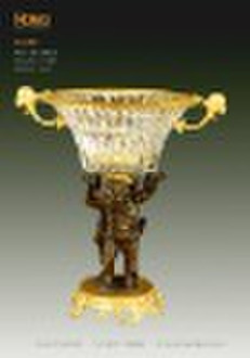 QJ-008 bronze sculpture crystal copper statue