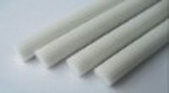 opaque white rod