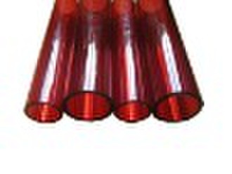 Borosilicate Colored Glass Tube (Red)