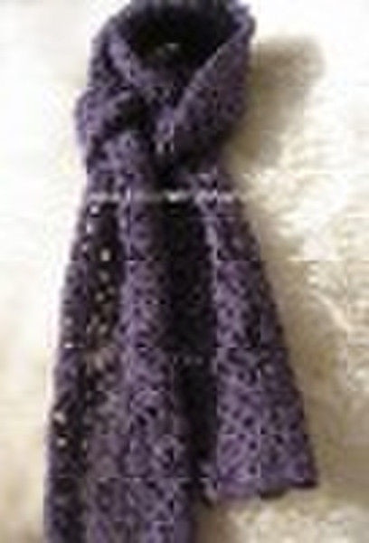 SC06001 Handmade Crochet Fashion Scarf 100% Cotton